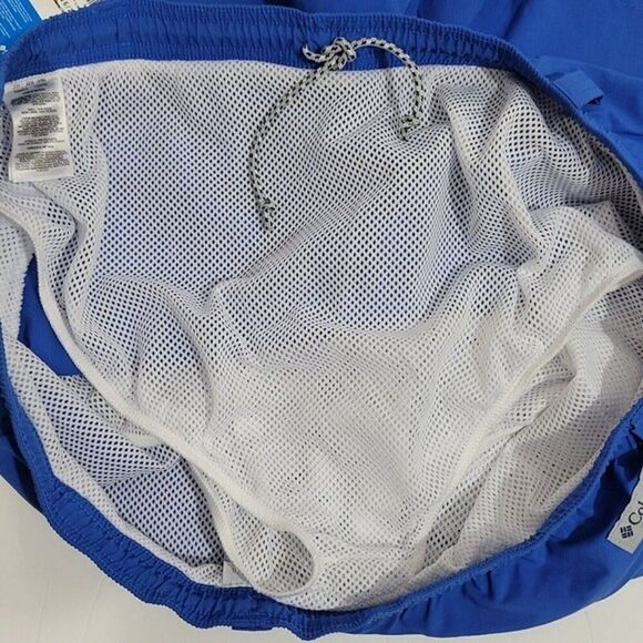 Columbia PFG Swim Trunks Mens XXL 2XL Omni-Shade Fishing Shorts Blue UPF 50 NEW - Picture 10 of 14